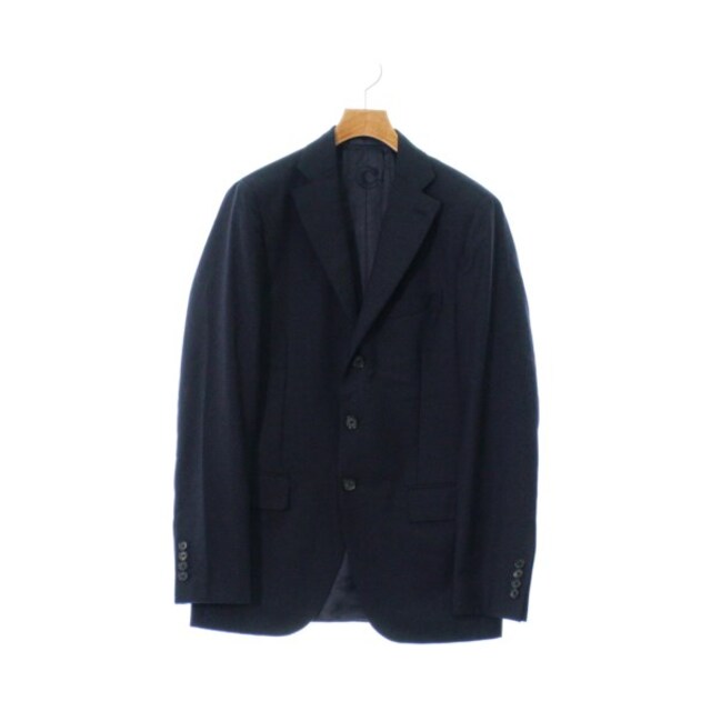 CARUSO カルーゾ テーラードジャケット 48(L位) 濃紺 【古着】【中古