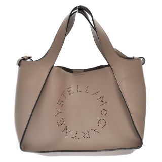 ステラマッカートニー(Stella McCartney)のSTELLA McCARTNEY ステラマッカートニー ステラロゴ パンチングロゴ クロスボディーバック トートバッグ ベージュ 513860(トートバッグ)