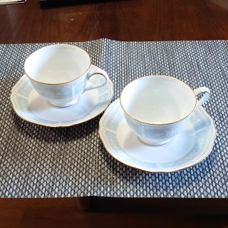 ノリタケ(Noritake)のノリタケ　ペアカップ＆ソーサー(グラス/カップ)