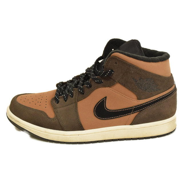 NIKE(ナイキ)のNIKE ナイキ Air Jordan 1 Mid SE Dark Chocolate エアジョーダン1 ミッド SE ダーク チョコレート ミッドカットスニーカー ブラウン DC7294-200 メンズの靴/シューズ(スニーカー)の商品写真