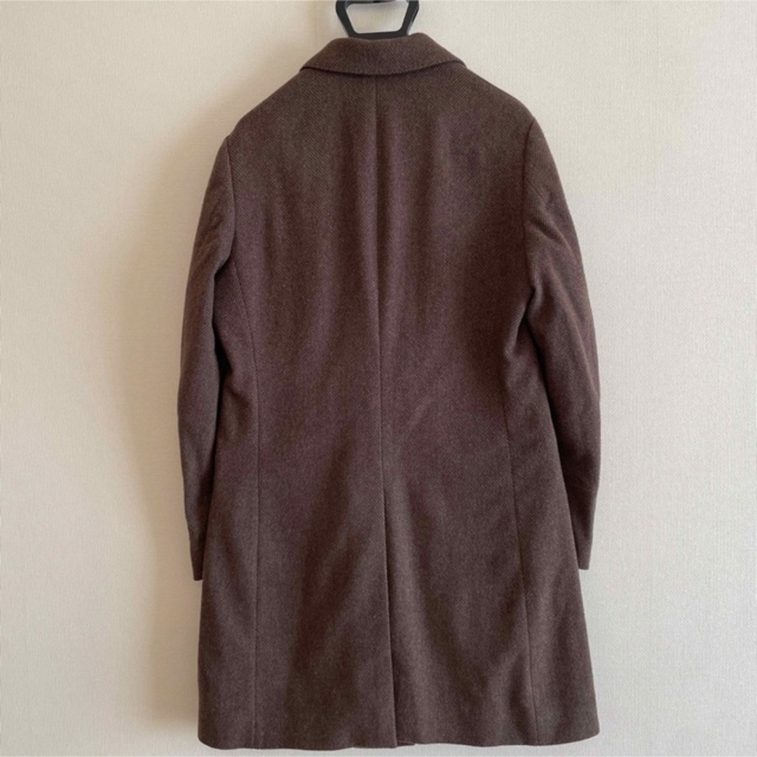 THE SUIT COMPANY×Begin別注 ヘリンボーン柄チェスターコート