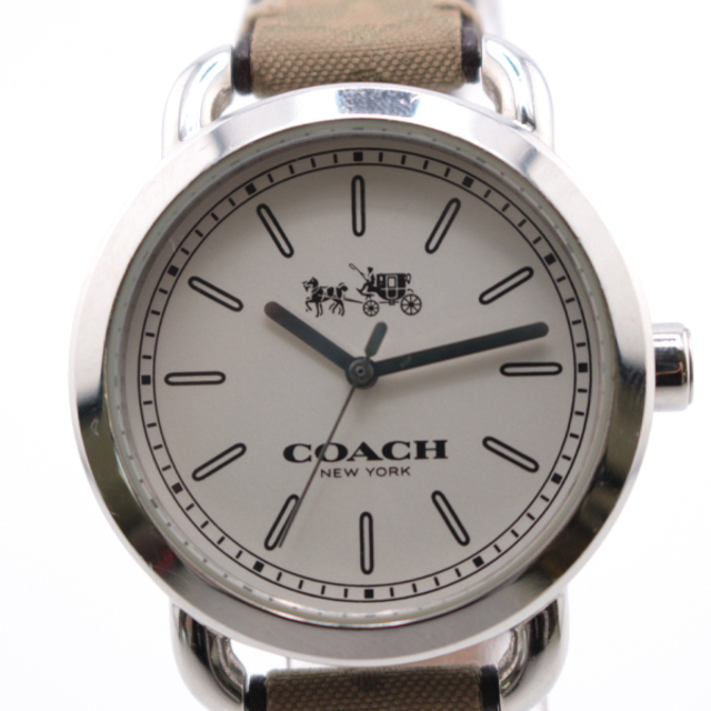 約11517cmバンド幅コーチ COACH 腕時計
 シグネチャー ウォッチ W6053 カーキ