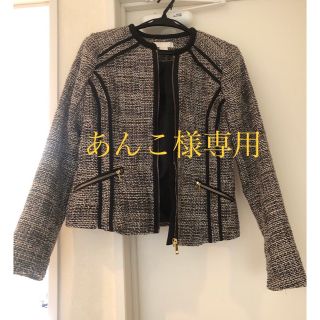 エイチアンドエム(H&M)のツイードジャケット(ノーカラージャケット)