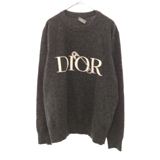 Dior - DIOR ディオール 20AW Dior and Judy Blame Knit ディオールアンドジュディブレイム ニット セーター グレー 043M610AT202