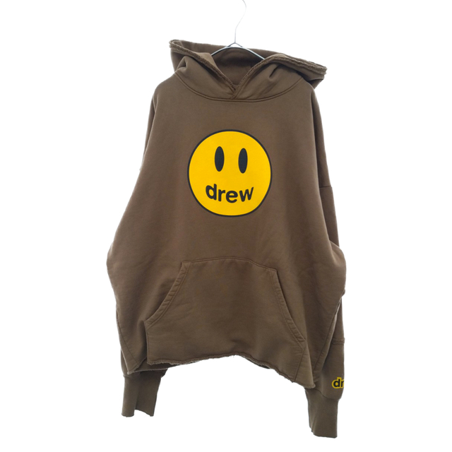 Drew House 2022AW Mascot Hoodie ドリューハウス マスコットフーディ プルオーバーパーカー スマイリープリント ブラック サイズS【230627】【新古品】【me04】