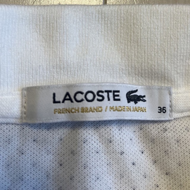 LACOSTE(ラコステ)の美品ラコステシャツsize36 レディースのトップス(ポロシャツ)の商品写真