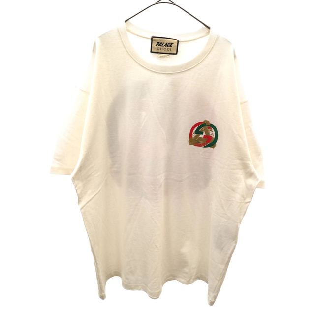 Gucci - GUCCI グッチ 22AW×PALACE Printed Heavy Cotton Jersey T-shirt パレス プリンテッド ヘビーコットン 半袖Tシャツ カットソー ホワイト 548334 XJE1C