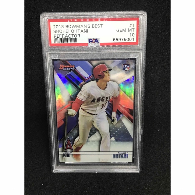 PSA10 大谷翔平 2018 Bowman's Best Refractor - トレーディングカード