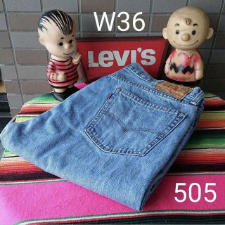 リーバイス(Levi's)のno1301 levis リーバイス 505 W36 ビッグサイズ ストレート(デニム/ジーンズ)