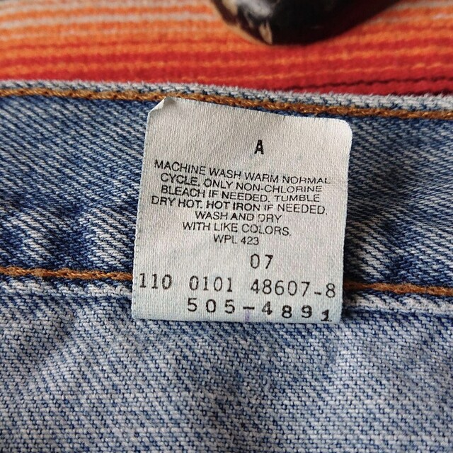 a856 levis リーバイス 505 W36 大きなサイズ ビックサイズ