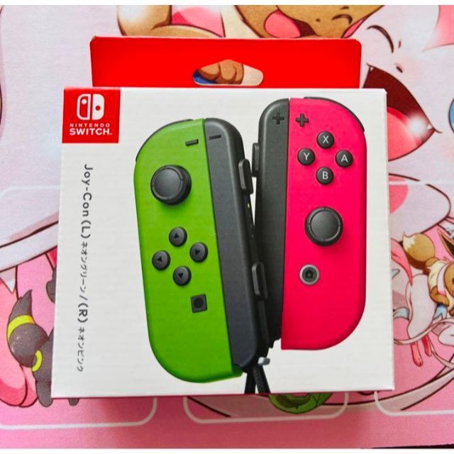 Switch ジョイコン Joy-Con ネオングリーン/ネオンピンク - その他 Switch ジョイコン Joy-Con ネオングリーン/ネオンピンク - その他