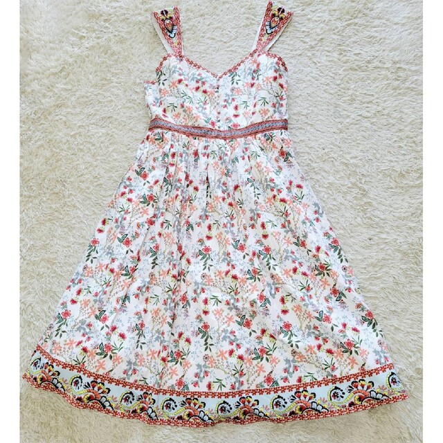 ☆新品未使用タグ付き☆Alice+Olivia フラワー 花柄 ワンピース-