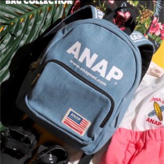 アナップキッズ(ANAP Kids)の新品 ANAPKIDS☆ロゴ リュック デニム  バッグ アナップキッズ(リュックサック)