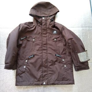 デサント(DESCENTE)の美品　130　ジャンパー(ダークブラウン)　普段使いにもスキーウエアにも(ジャケット/上着)