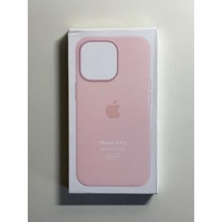 アップル(Apple)の【新品・箱無し】純正 iPhone 13 Proシリコンケース・チョークピンク②(iPhoneケース)