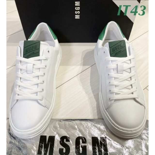 MSGM - 【新品】MSGM(エムエスジーエム) ホワイト 43 イタリア製の通販 