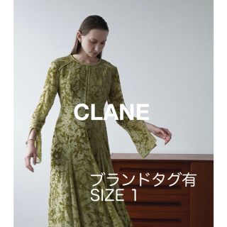 クラネ(CLANE)のCLANE DOT OPAL ONEPIECE クラネ　ドットオパールワンピース(ロングワンピース/マキシワンピース)