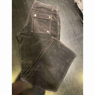 バーバリーブラックレーベル(BURBERRY BLACK LABEL)のバーバリーブラック　コーデュロイ　黒パンツ(ワークパンツ/カーゴパンツ)