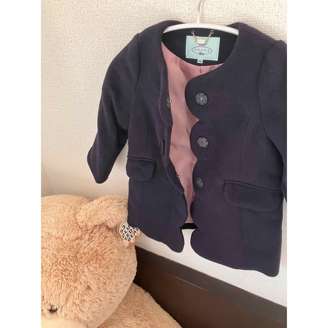 TOCCA(トッカ)のトッカ　ロングコート（アンゴラ、羊毛）　100 キッズ/ベビー/マタニティのキッズ服女の子用(90cm~)(コート)の商品写真