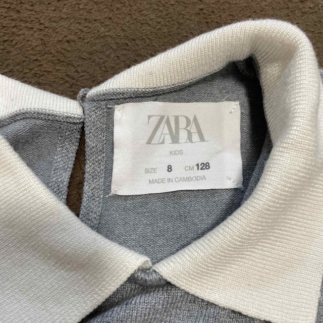 ZARA KIDS(ザラキッズ)の【要プロフィール一読:ZARAガールズ】ニットトップス　128cm/8歳 キッズ/ベビー/マタニティのキッズ服女の子用(90cm~)(ニット)の商品写真