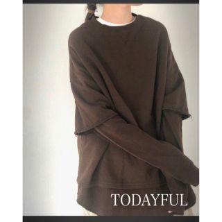 トゥデイフル(TODAYFUL)のトゥデイフル完売品　レイヤードカットソー(カットソー(長袖/七分))