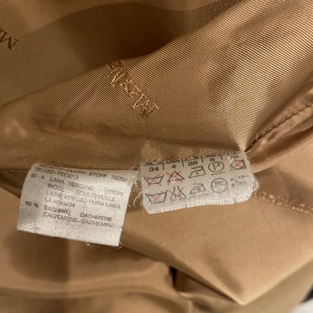 マックスマーラ カシミア混コート MAX MARA キャメル