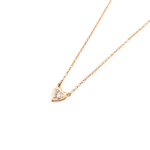 Tiffany & Co. - ティファニー TIFFANY＆CO バイザヤードネックレス ハートシェ【中古】