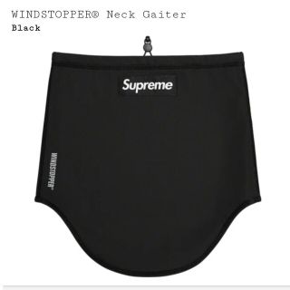 シュプリーム(Supreme)のSupreme WINDSTOPPER Neck Gaiter Black(ネックウォーマー)