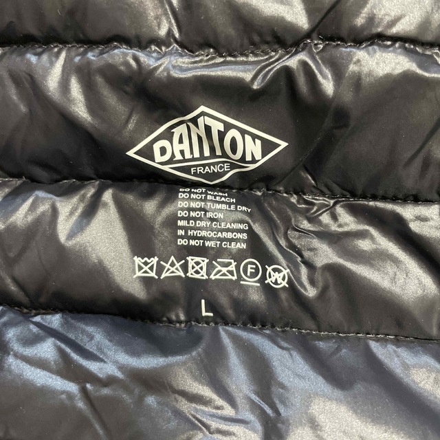 DANTON - 【要プロフィール一読:美品】ダントン ダウンベスト Lサイズ