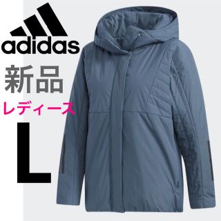 アディダス(adidas)の中綿コート パデッドジャケット 中綿パーカー アウター パーカー ジャケット(ブルゾン)