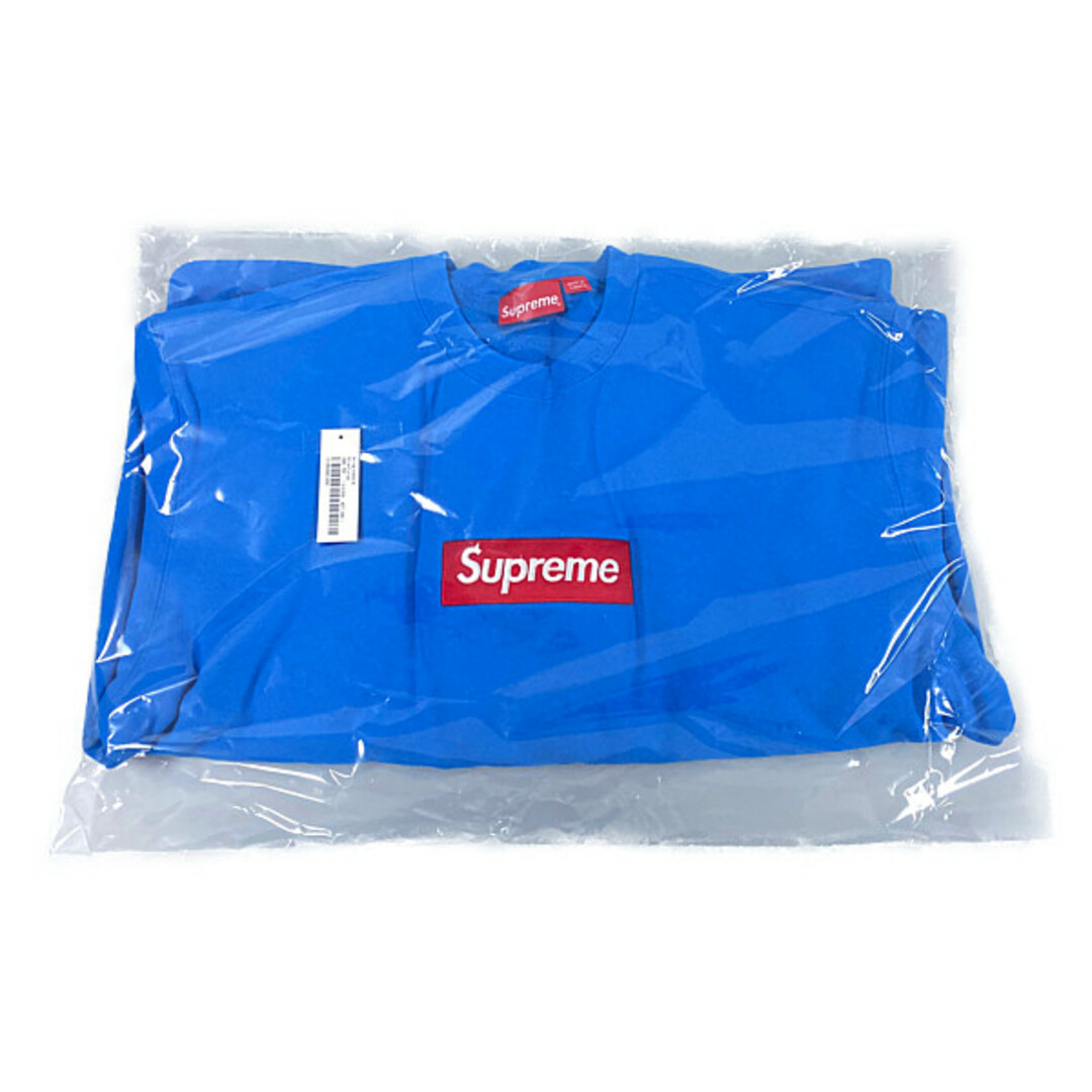 SUPREME シュプリーム 22AW Box Logo Crewneck BOXロゴ スウェット ブルー サイズL 正規品 / 29709