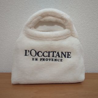 ロクシタン(L'OCCITANE)の未開封品　ロクシタン　ミニ バッグ　オフホワイト(ノベルティグッズ)