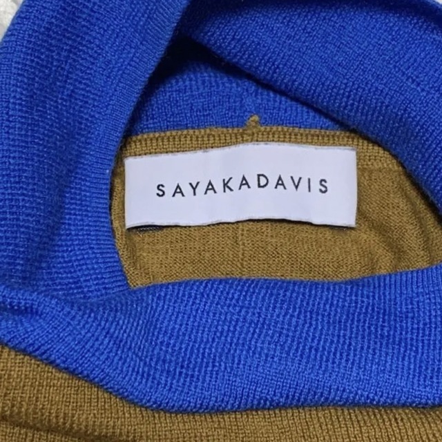 SAYAKA DAVIS(サヤカディヴィス)のSAYAKADAVIS / タートルネックニット バイカラー レディースのトップス(ニット/セーター)の商品写真