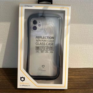 アイフェイス　ブラック　iPhone11(iPhoneケース)