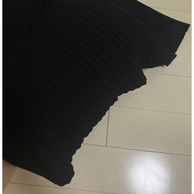 Noble(ノーブル)のノーブル　リブニットタイトスカート レディースのスカート(ロングスカート)の商品写真
