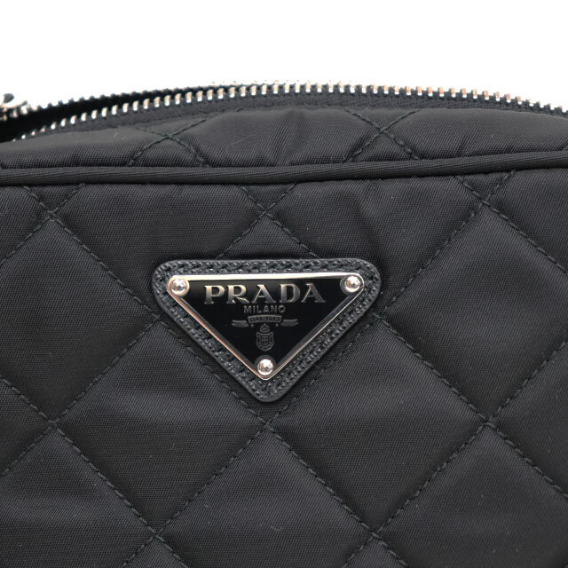 現行型✨プラダ PRADA ナイロン レザー 斜め掛け ショルダーバッグ