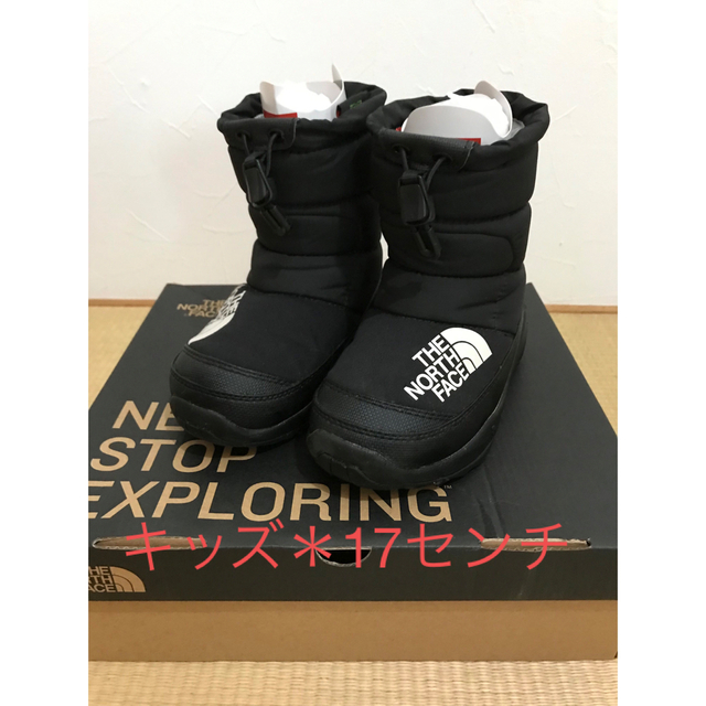 THE NORTH FACE(ザノースフェイス)のノースフェイス　キッズ　17センチ　＊新品同様 キッズ/ベビー/マタニティのキッズ靴/シューズ(15cm~)(ブーツ)の商品写真