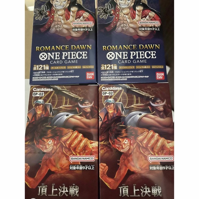 BANDAI(バンダイ)のONE PIECE カードゲーム　頂上決戦OP-O2 ロマンスドーン エンタメ/ホビーのトレーディングカード(Box/デッキ/パック)の商品写真
