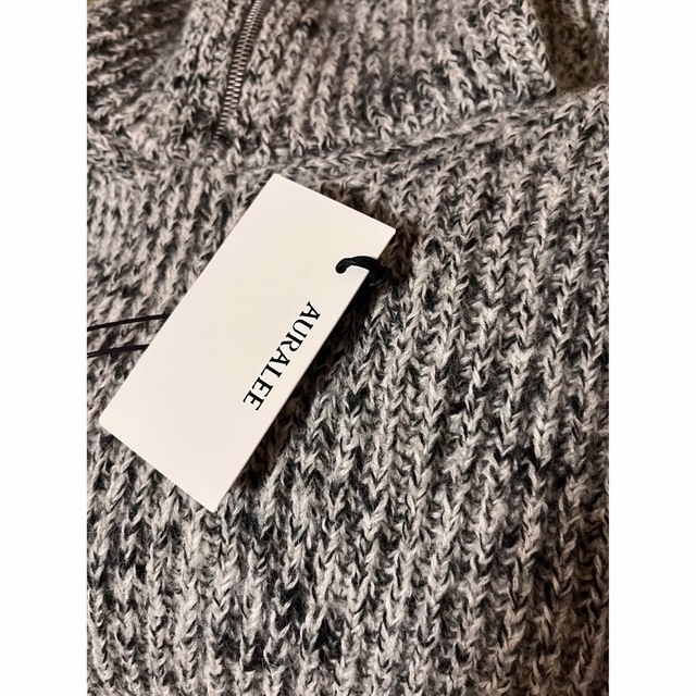auralee 22aw ウールベビーアルパカ ジップニット 完売商品 auralee 22aw ウールベビーアルパカ ジップニット 完売商品