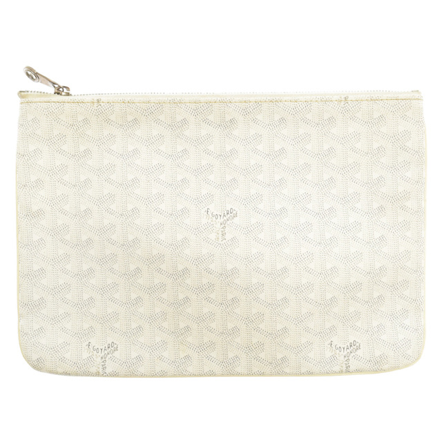 GOYARD ゴヤール セナMM クラッチバッグ ホワイト メンズ バッグ