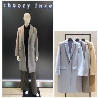 Theory luxe - 極美品◉セオリーリュクス 黒 ウール チェスターコート