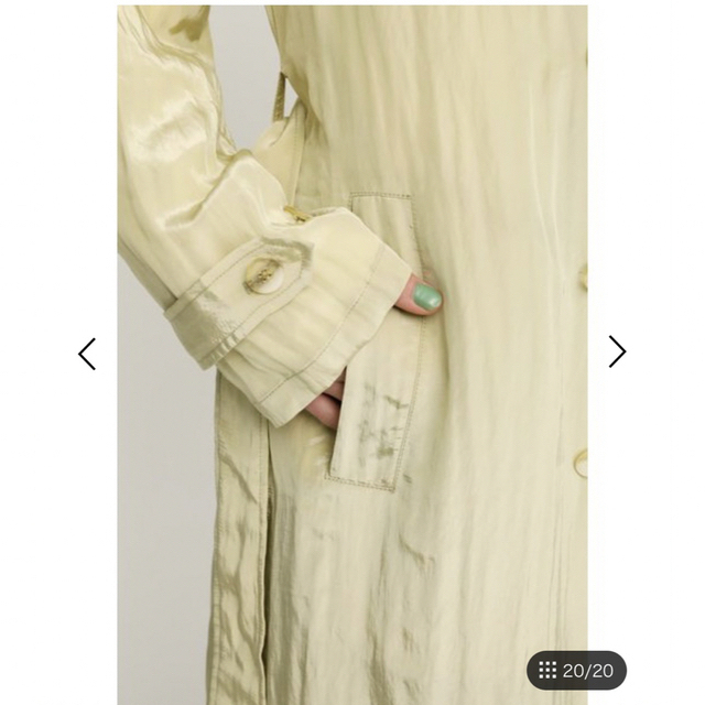 SLY(スライ)のSLY  AURORA SHEER トレンチコート レディースのジャケット/アウター(トレンチコート)の商品写真
