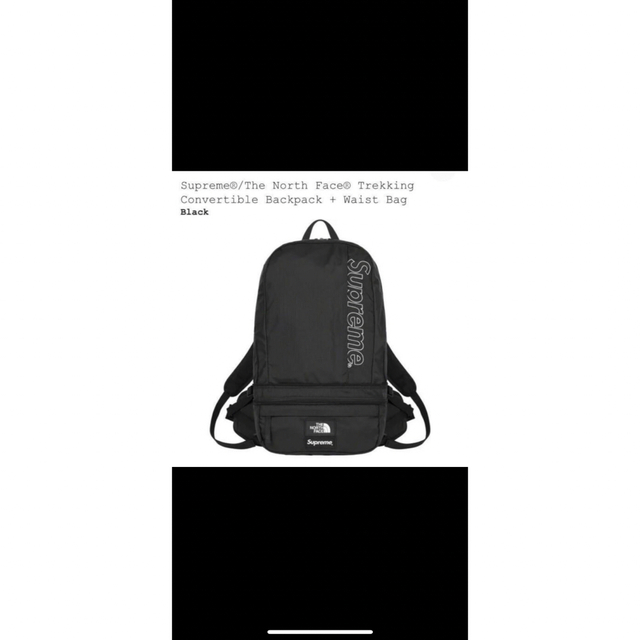 Supreme North Face Backpack Waist Bag 黒