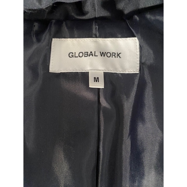 GLOBAL WORK(グローバルワーク)のロングコート　GLOBAL WORK  フード付き　アウター レディースのジャケット/アウター(ロングコート)の商品写真