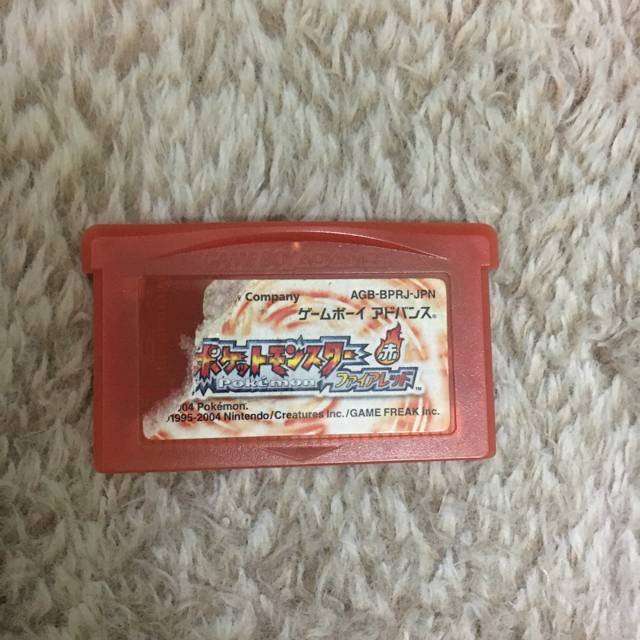 ファイアレッド　GBA エンタメ/ホビーのゲームソフト/ゲーム機本体(携帯用ゲームソフト)の商品写真