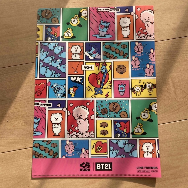 BT21 くら寿司　ファイルとキーホルダー エンタメ/ホビーのタレントグッズ(アイドルグッズ)の商品写真