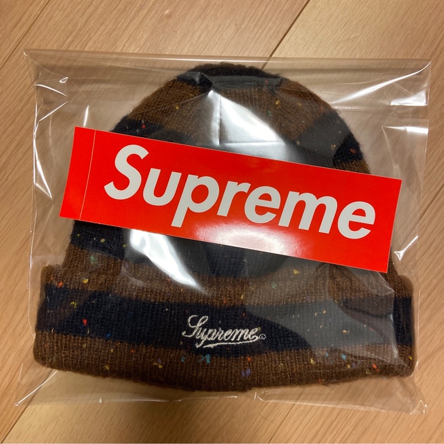 希少品！Supreme Stripe Speckle Beanie 野村周平着用 小物など