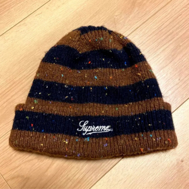 希少品！Supreme Stripe Speckle Beanie 野村周平着用 小物など