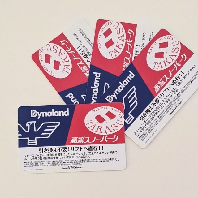 高鷲スノーパーク&ダイナランド リフト券4枚 - ruizvillandiego.com