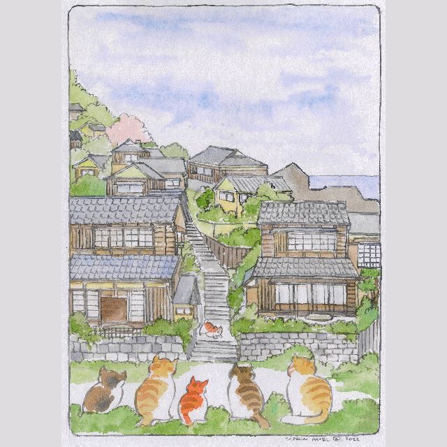 Japanese Village with Cats! 猫のいる日本村！ 1